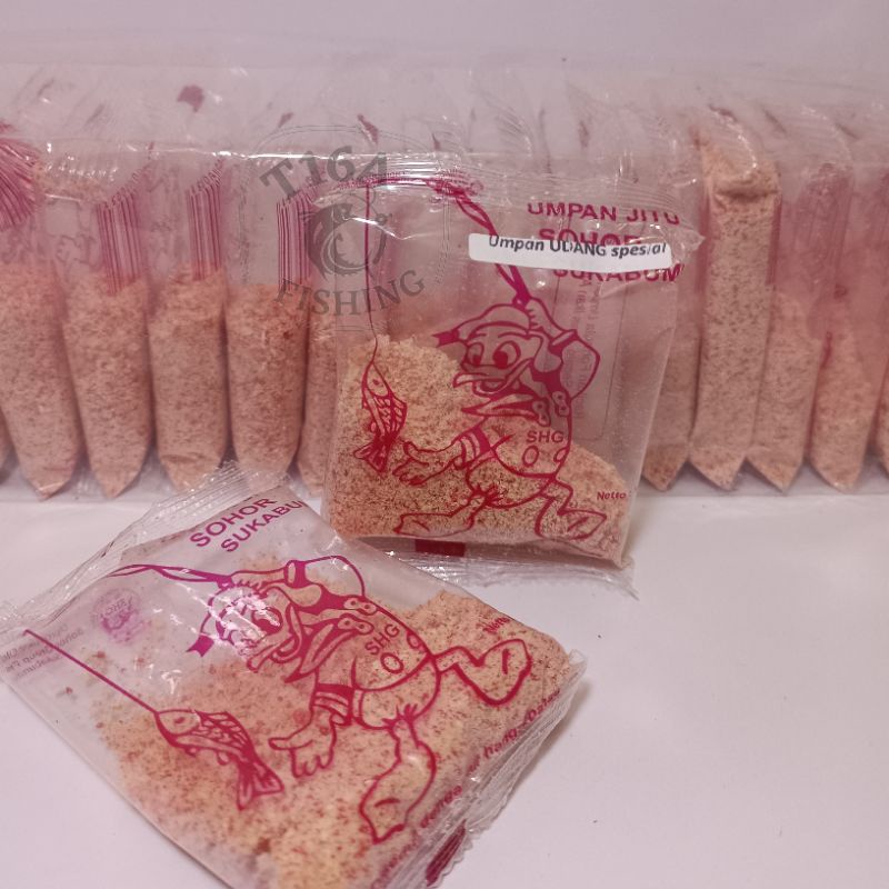 umpan pancing udang merah spesial kecil