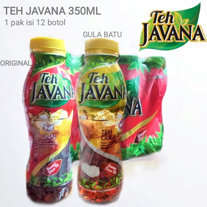 Teh javana botol 350ml khusus instan