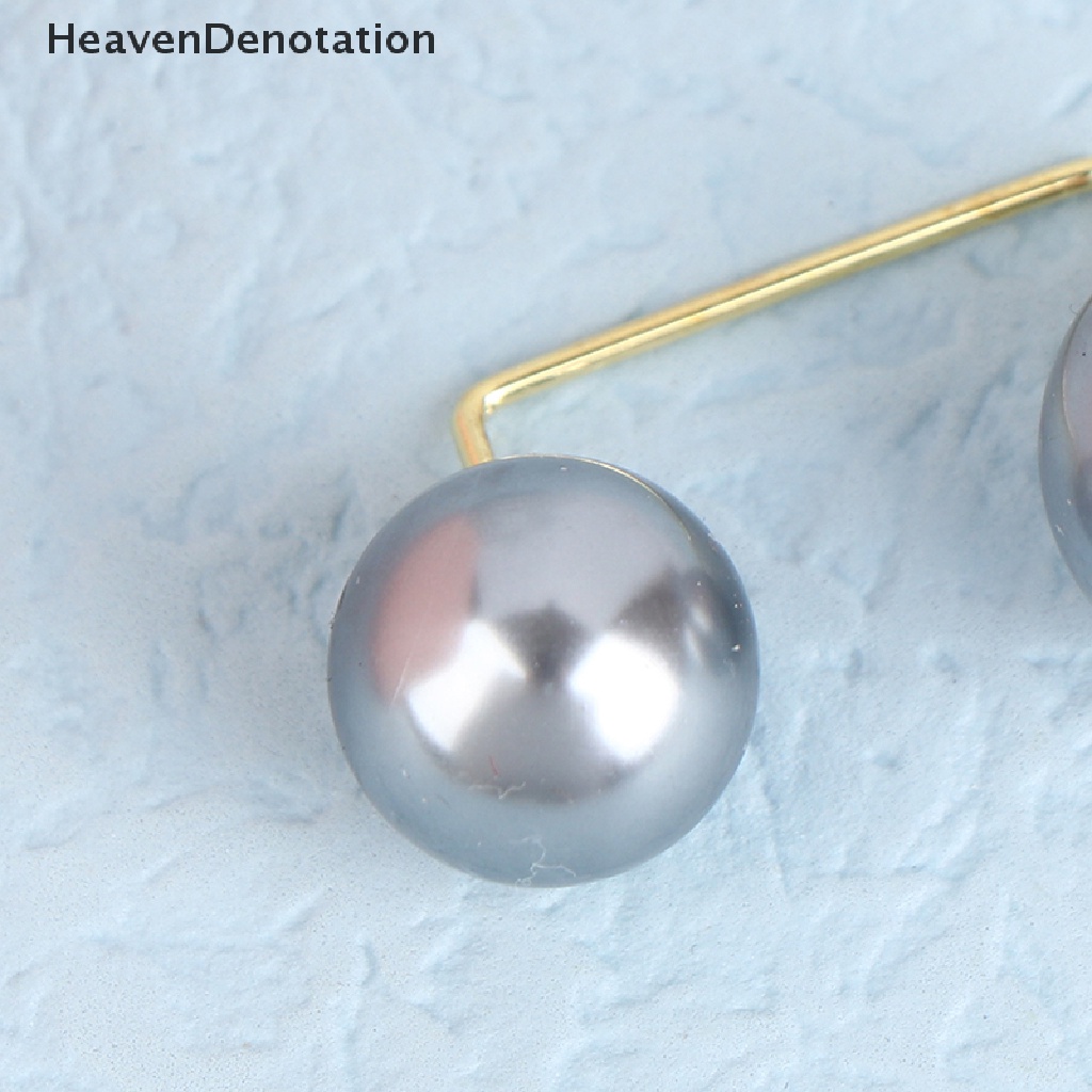 [HeavenDenotation] 3pcs/set Wanita Pengencang Pinggang Pin Double Layer Mutiara Bros Pin Logam HDV