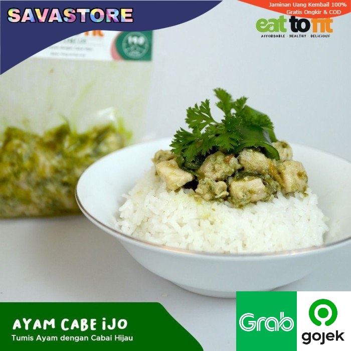 AYAM CABE IJO FROZEN FOOD - MAKANAN SEHAT KELUARGA  EAT TO FIT 100 gr