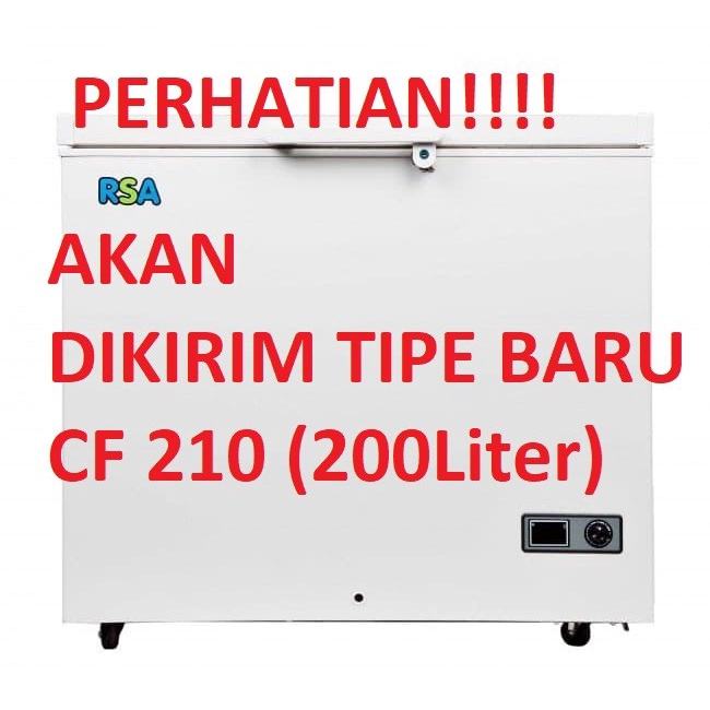 RSA FREEZER BOX CF 220 - 220 LITER - KHUSUS JAKARTA ORIGINAL