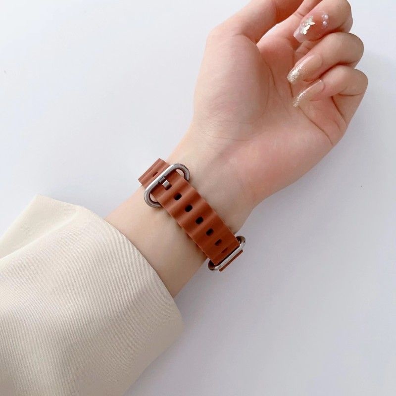 Tali strap Xiaomi Band Ocean Model Bergelombang Colorful Miband 3/4/5/6