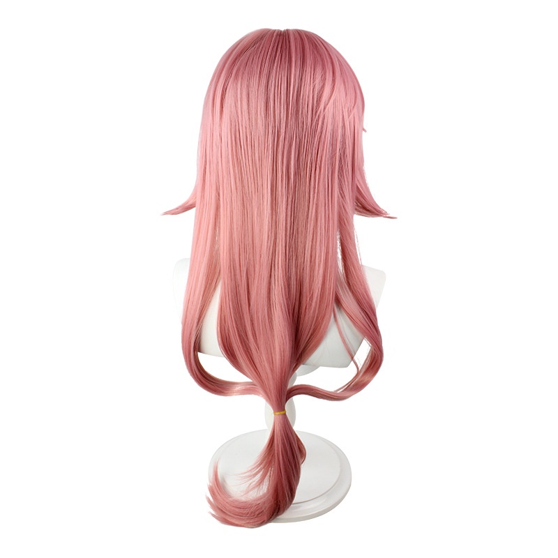 Genshin Impact Dampak cos Wig Rambut Cosplay Rose Red