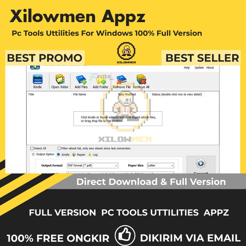 [Full Version] Kindle DRM Removal Pro PC Tools Software Utilities Lifetime Win OS