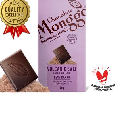 

⅍ Chocolate Monggo | Volcanic Salt & Dark Chocolate 80gr | Coklat Murni 100% Kakao butter | Garam Vulkanik & Cokelat hitam ♝