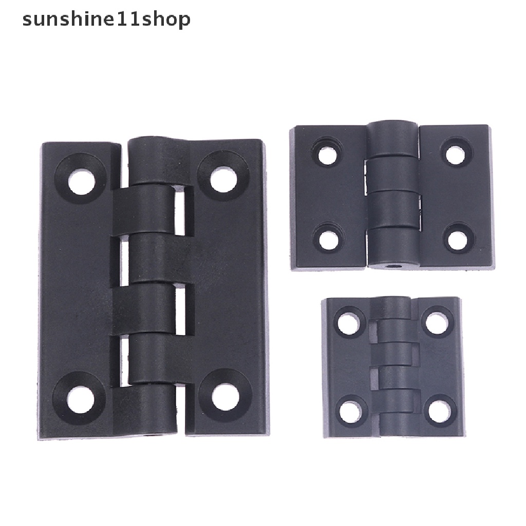 Sho 1PCS Engsel Hitam Bantalan Pintu Plastik Pantat Lemari Laci Kotak Perhiasan Hinges N