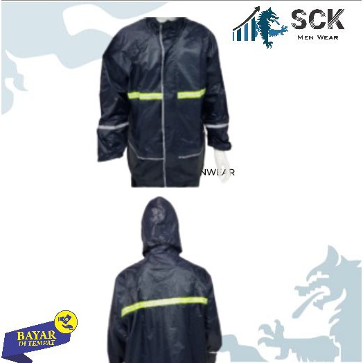 Jas Hujan  Axioo LAYAR 898 HIJAU SPW Proyek Anti Air Waterproof - sckmenwear GROSIR