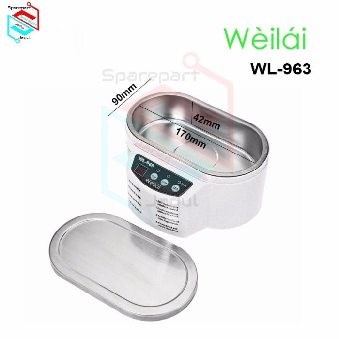 Pencuci Ultrasonic Cleaner Jewelry Glasses Cleaning Weilai 963 / 968