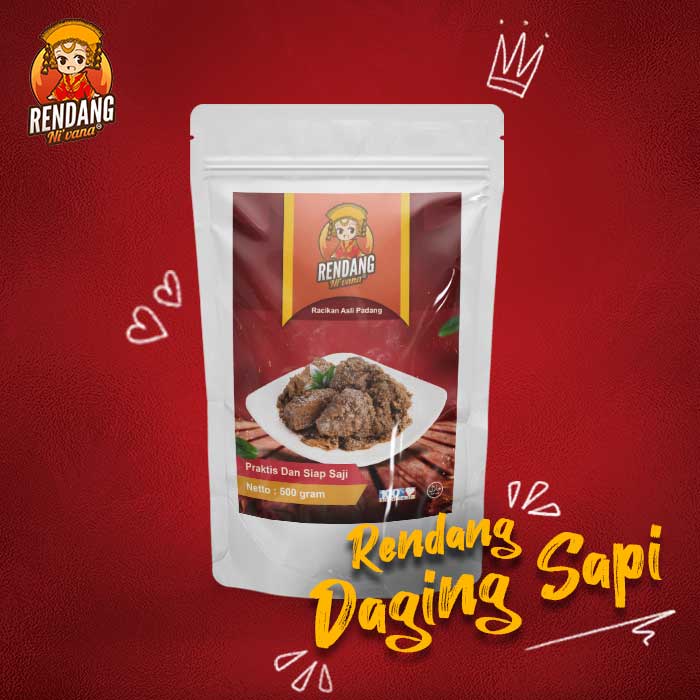 

Rendang Daging Sapi 500 Gram Rendang Nivana