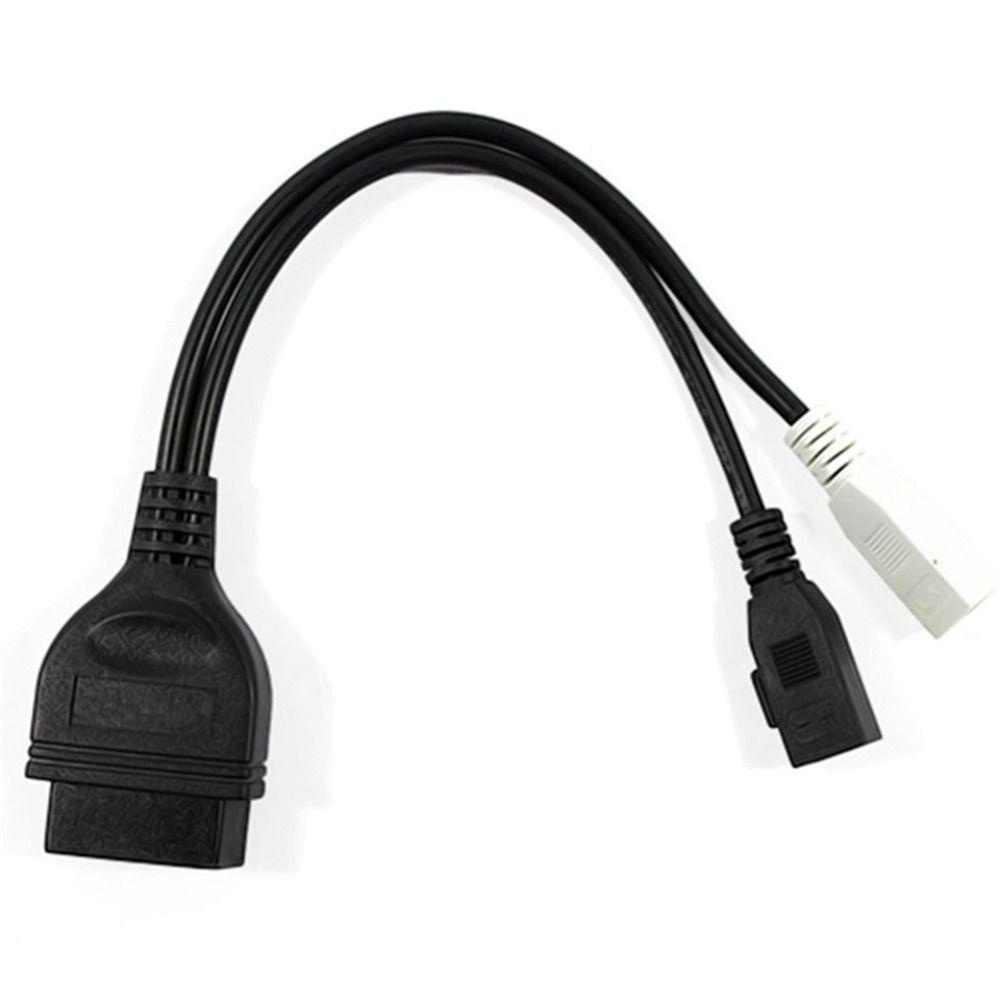 Lanfy Kabel OBD2 1PC 2X2 OBD1 OBD2 16Pin Female Connector Transfer Connector Kabel Adaptor VAG Adapter