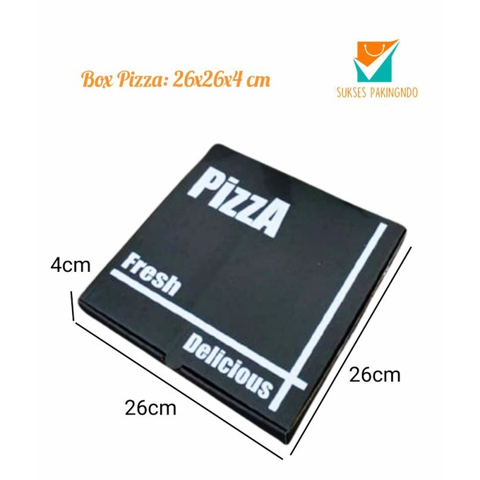 Box Pizza Uk: 26x26x4cm Premium/Kardus Pizza/Hampers/Pizza/Kemasan Pizza