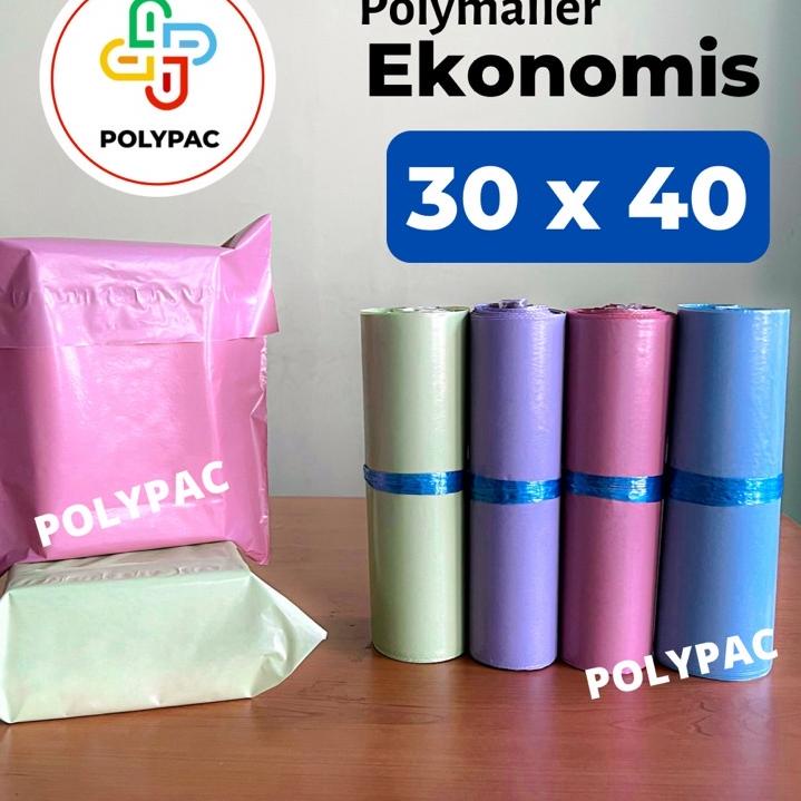 

IAN928 Polymailer Warna Ekonomis [30x40] isi 100 pcs - Polymailer Lem Warna Pastel +++