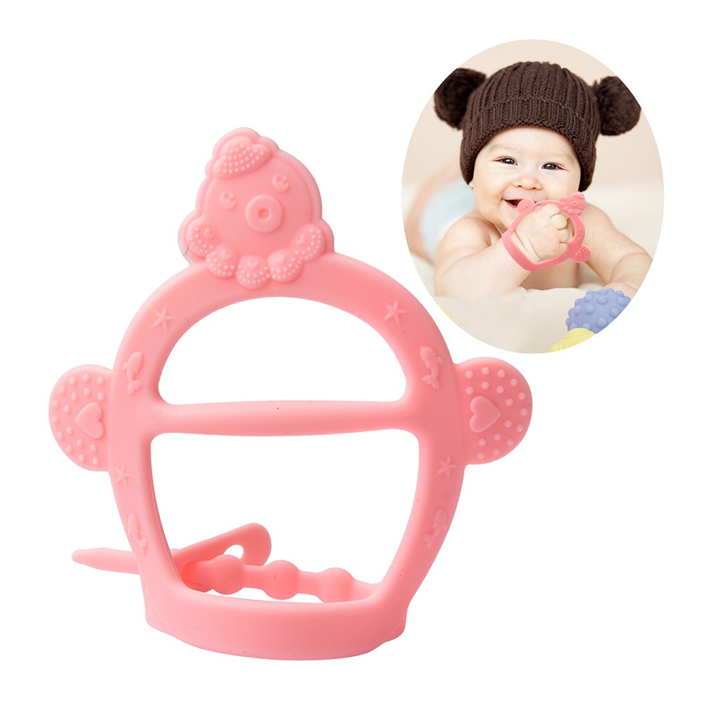 HZ Teether Bayi Gelang BPA Free / Mainan Gigitan Bayi Bahan Silikon Gelang Gigitan Bayi HZ
