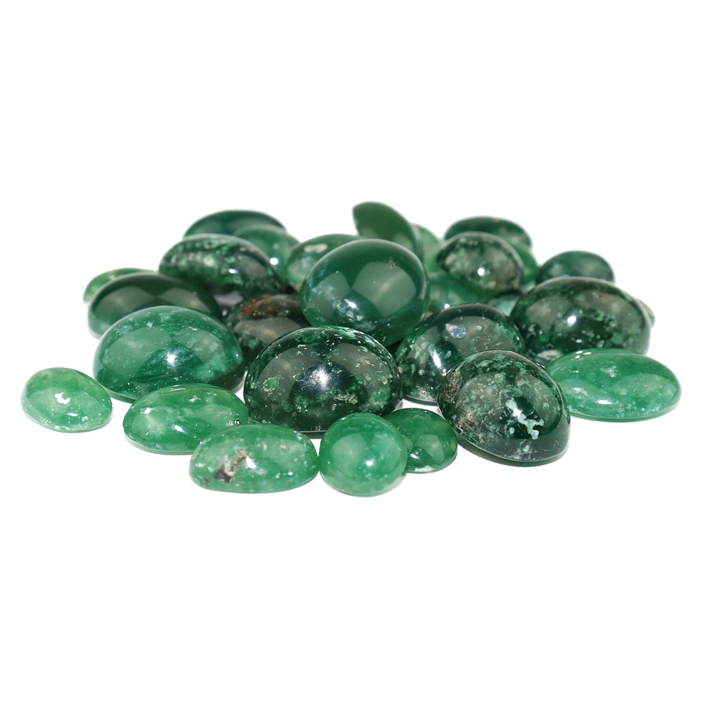 Natural Batu Akik Chrome Calchedony Ijo Botol Size Kantoran Termurah
