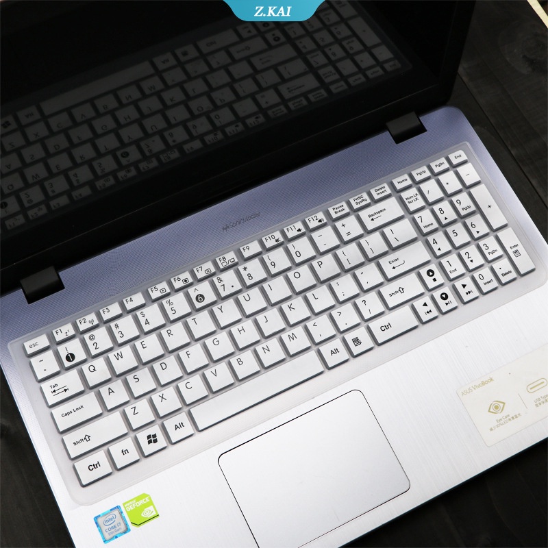 Silicone keyboard cover Kulit keyboard Laptop Asus FX50J FL8000 W519L A556U K555L A555L R556L R557LI 15.6 inch dust proof Sarung keyboard [ZK]