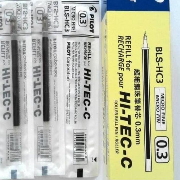 

Langsung Kirim Refill / Isi Pulpen Hitech Pilot 0.3mm ( 1pak/12pcs)