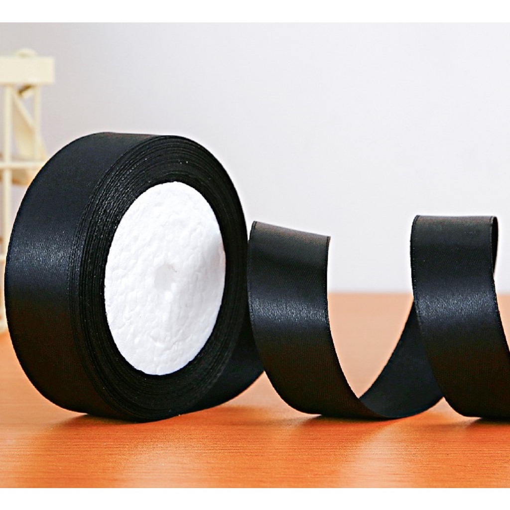 

Pita Satin 2,5 cm Per Roll / 25 Yard / 22-23 meter / Pita Buket Bunga
