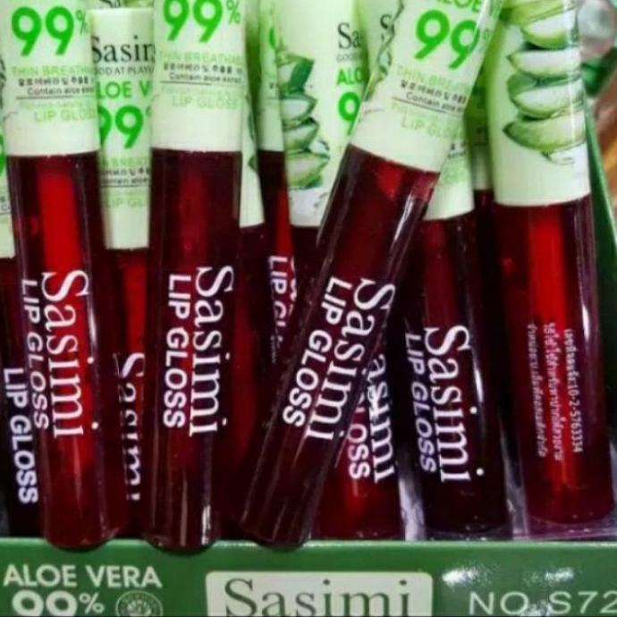 ♕ (PERBOK) LIPTINT SASIMI ALOEVERA ISI 24PCS // LIPTINT SASIMI // LIPTINT ALOEVERA SASIMI ☺