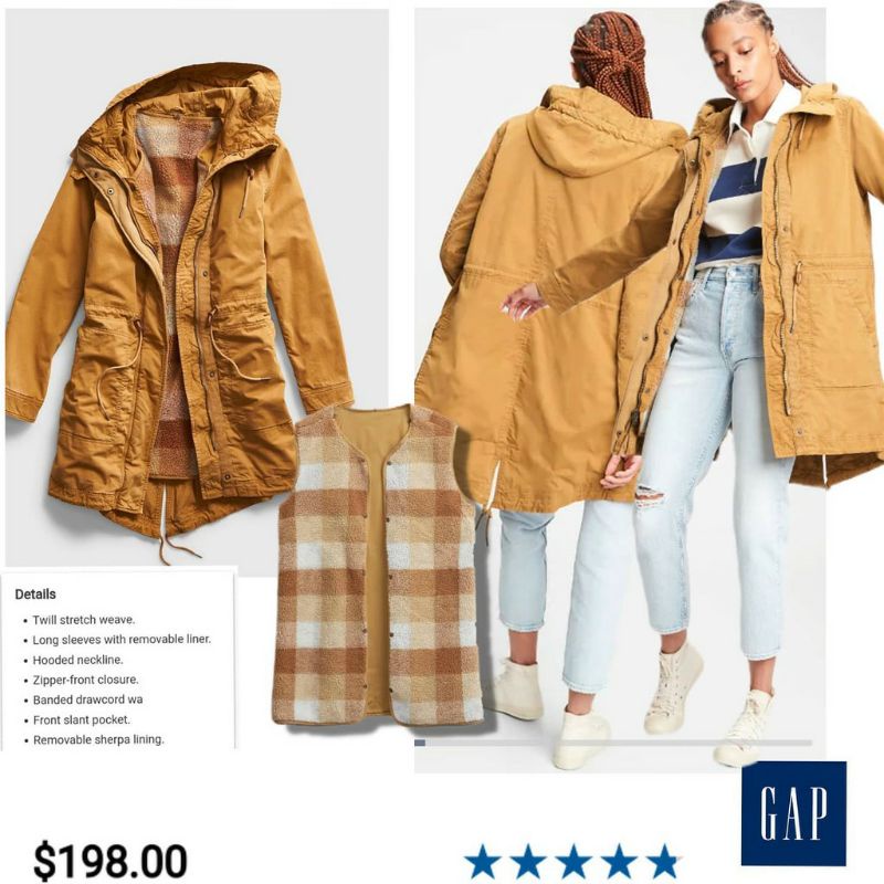 GAP utility parka jacket