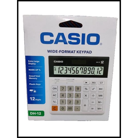 

Kalkulator Besar Wide Format 12 Digit Casio Dh-12