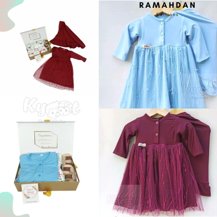 

Kyoot collection | ramadhan edition | baju lebaran | baby hampers | ka - Biru