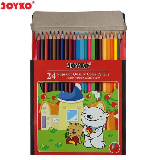 

Dijual murah Pensil Warna Joyko CP24PB / Color Pencil / 24 Warna 8W8