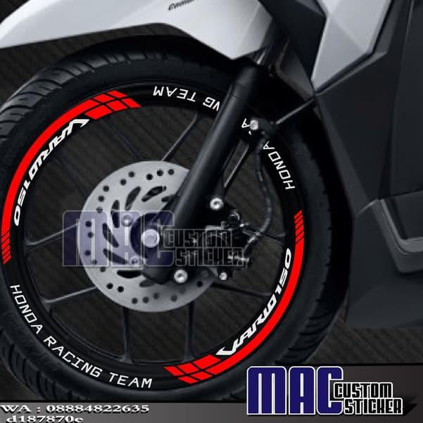 Kekinian  v2 - STICKER STIKER LIS LIST VELG VARIO 110 125 150  ✓