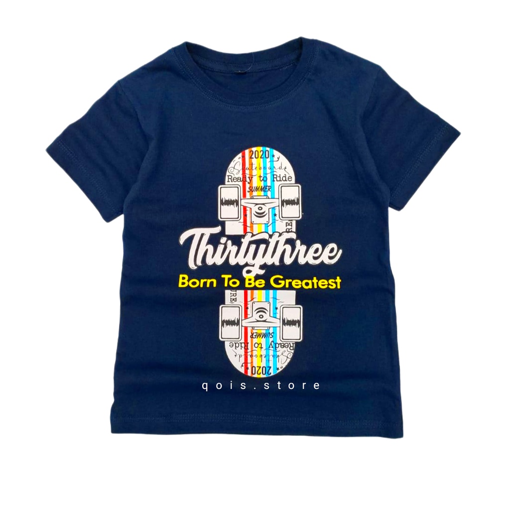 Kaos Distro Anak Laki-laki Thirty Three Cotton 30s