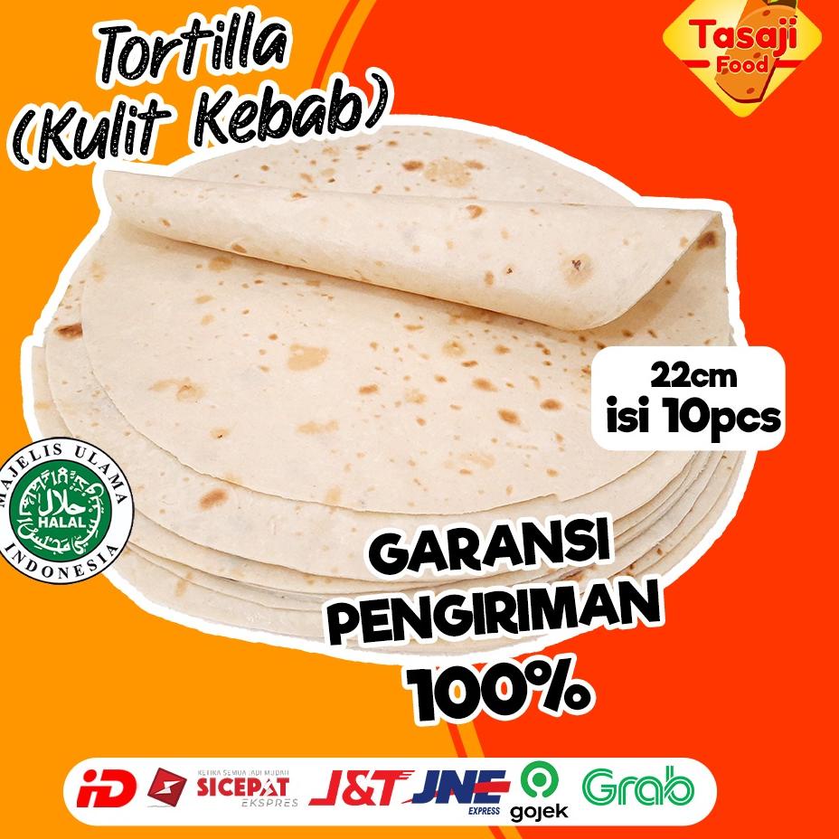 

HOT Tortilla Sedang (kulit kebab) 22cm Isi 10 Pcs