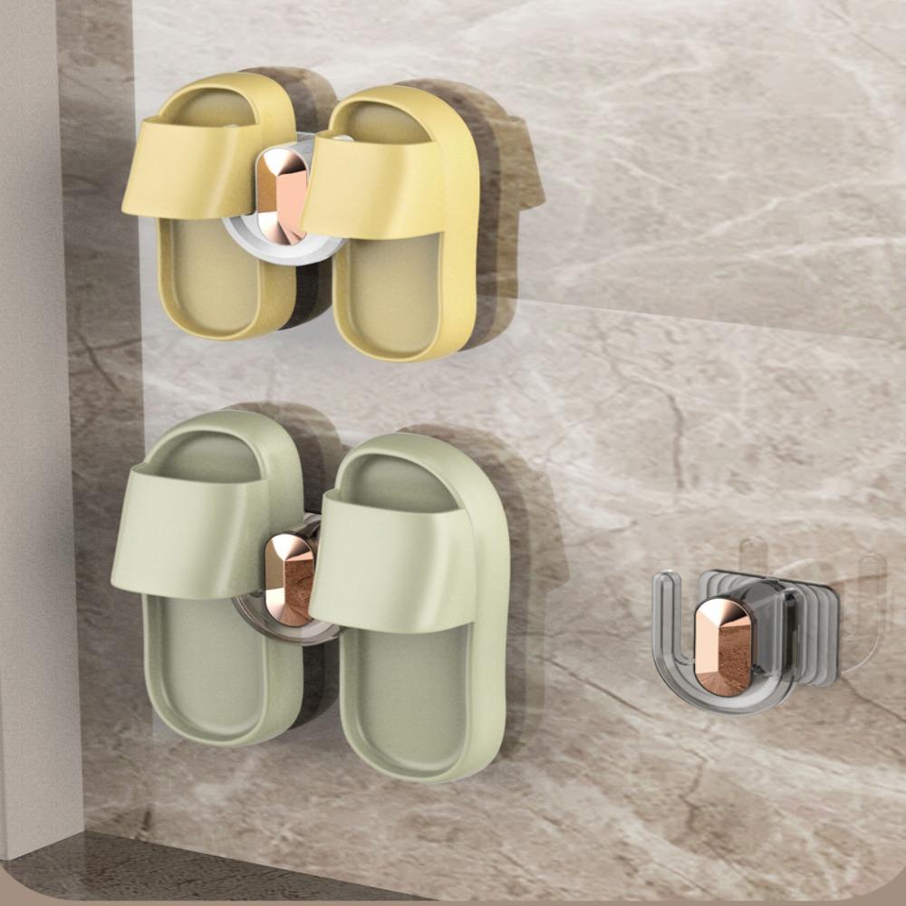 Solighter Rak Sandal Kamar Mandi Rumah Rak Lemari Sepatu Toilet Dinding Organizer