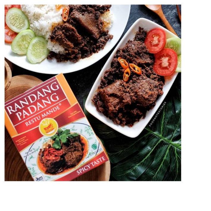 

❃ Restu Mande [PALINGDIMINATI] Rendang Sapi Rendang Kemasan Vakum Original 300gr ♬