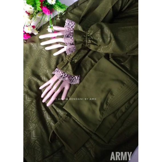 GAMIS SET CADAR / GAMIS SYARI /GAMIS SUNNAH SET EMBOS WOLFIS LENGAN KARET TANPA TALI  FREE CADAR DAN