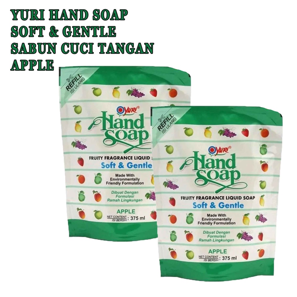 SABUN CUCI TANGAN* HANDSOAP YURI 375ML FRUITY