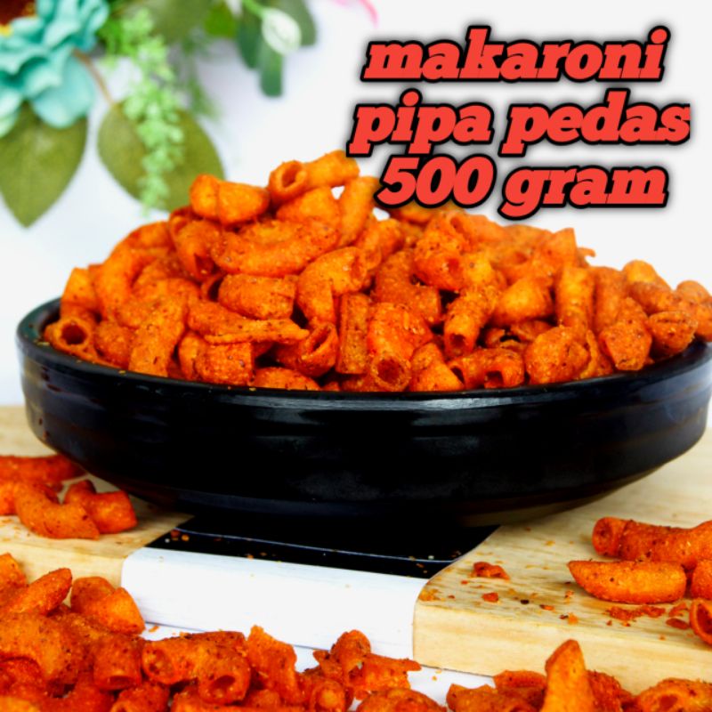 

Makaroni Pipa Pedas Daun Jeruk Bantat Haho Kiloan 500 Gram Afif Jaya Cemilan