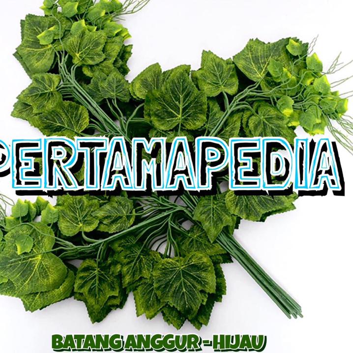 ☋ Harga Lusinan Daun Anggur Batang/ Daun Dekorasi/ Bunga Dekorasi/ Daun Rambat Plastik/ Busa Bunga/ 