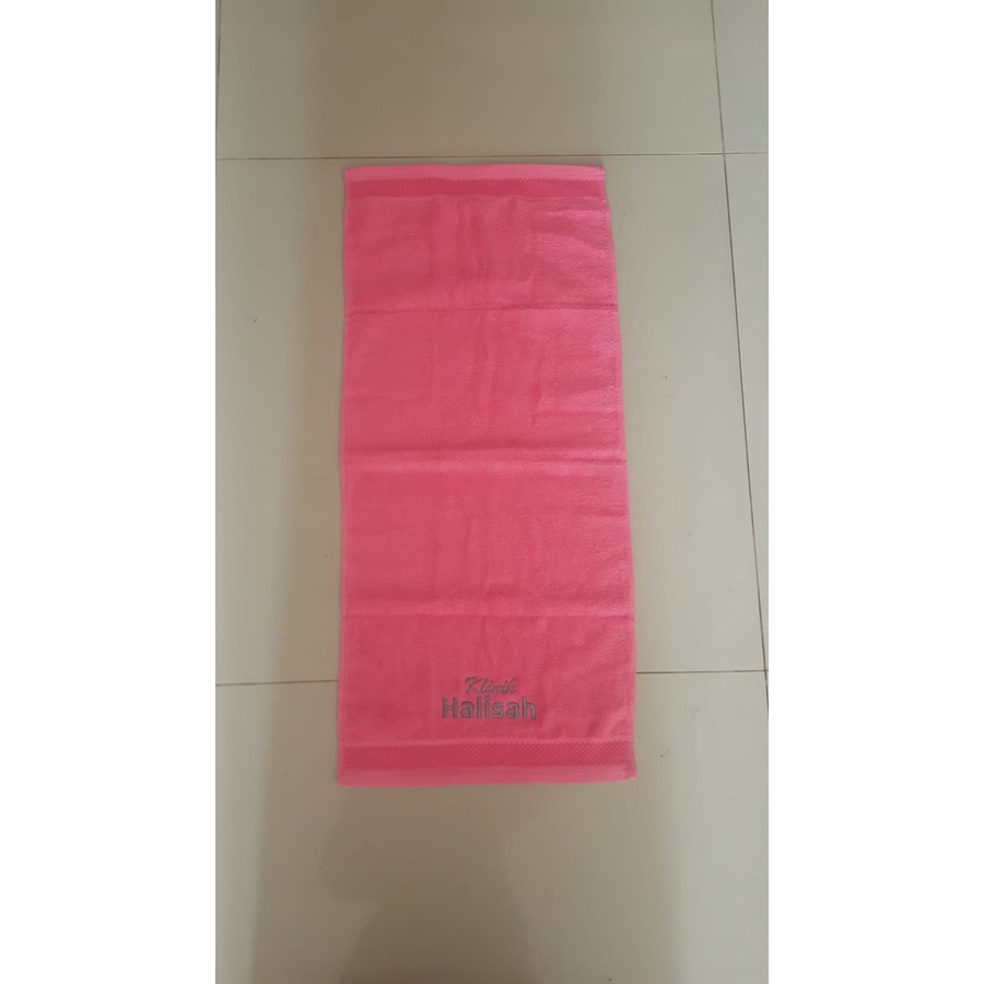 HANDUK SPORT OLAHRAGA MUKA ANJOLY 30X70CM 84gr WARNA TUA