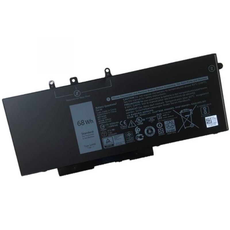 Baterai dell latitude 5580 5480 5280 5290 5490 precision 7520 GJKNX hitam