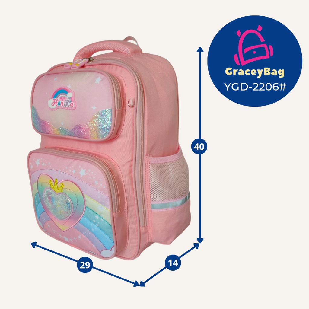 GB-2206 Tas Ransel Anak Perempuan Import