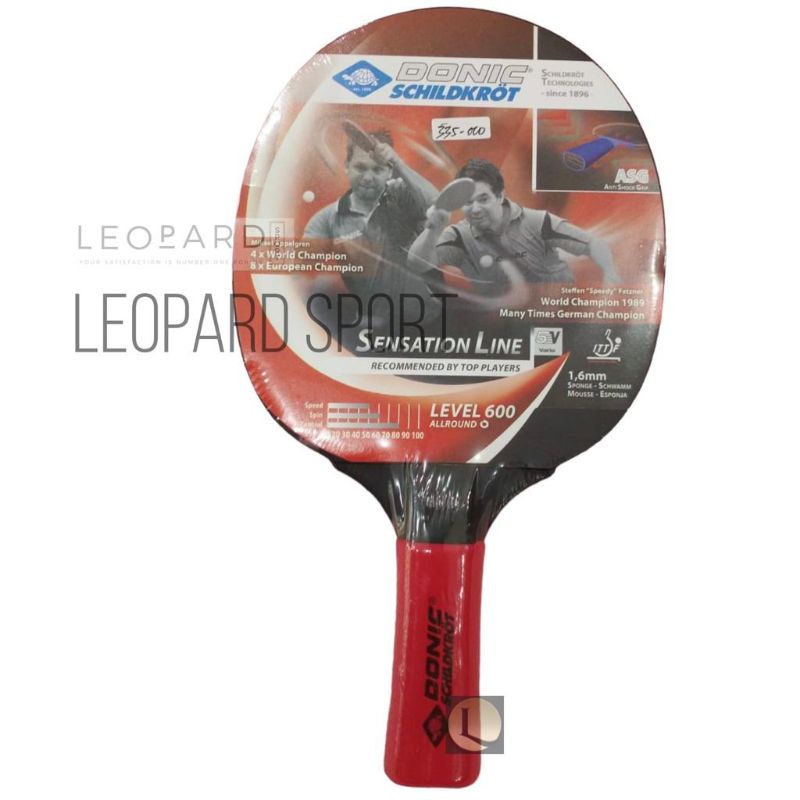 Bet Pingpong Donic SENSATION LINE Level 600 / Bat Bet Tenis Meja