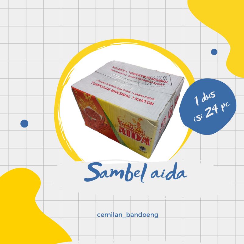 

CHILI OIL / SAMBAL CABE AIDA @ 200 gr = 1 DUS