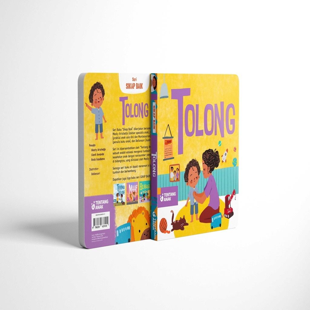 Tentang Anak Board Book Tolong | Buku Cerita Anak