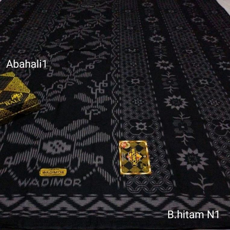 TERPERCAYA Wadimor Hitam Wadimor Motif Bali Wadimor Hitam