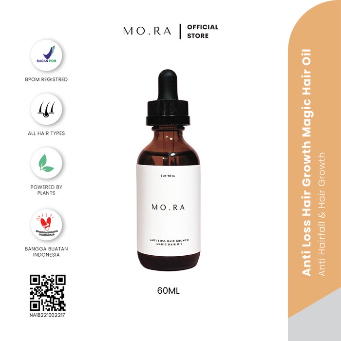 ✿ BISA COD✿ ANTI LOSS HAIR GROWTH MAGIC HAIR OIL MORA ESSENTIALS