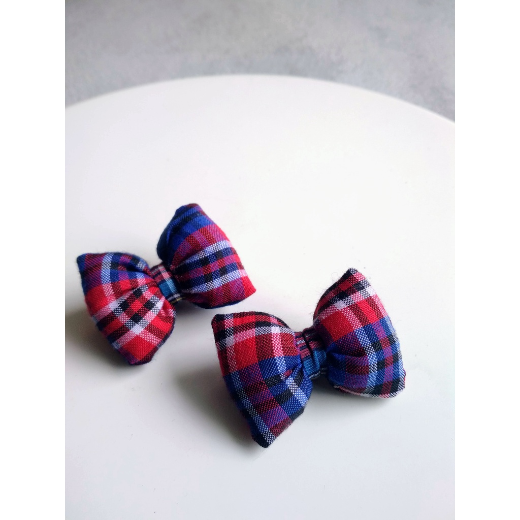 Puffy bow clips regina pacis recis