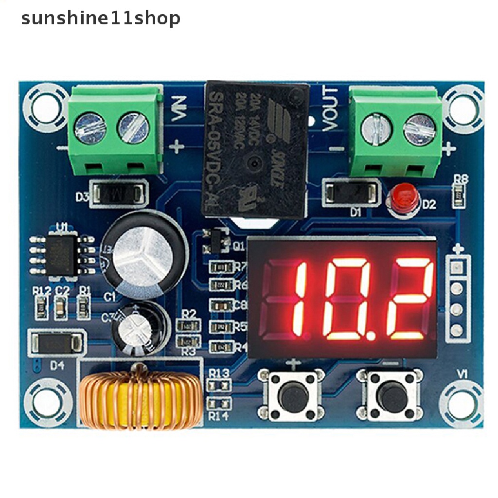 Sho XH-M609 DC 12V-36V Charger Module Modul Perlindungan Tegangan Daya Rendah Putus Papan Modul Perlindungan OverDischarge N