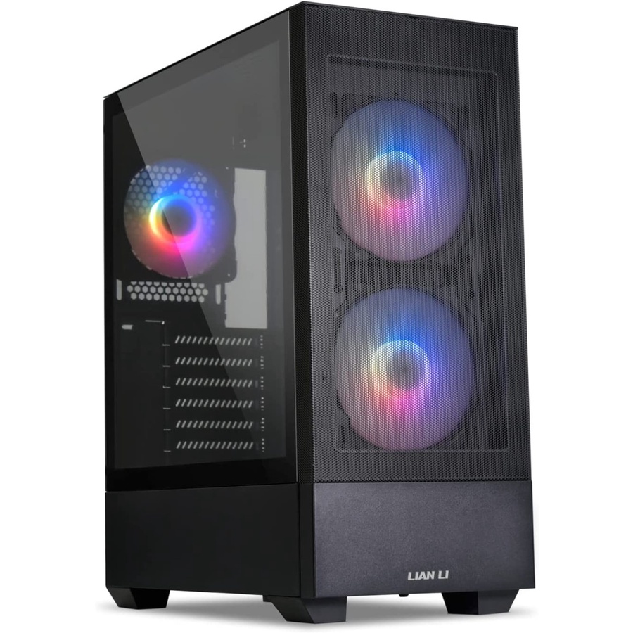 Casing Lian Li Lancool 205 Mesh C BLACK - ATX, Tempered Glass