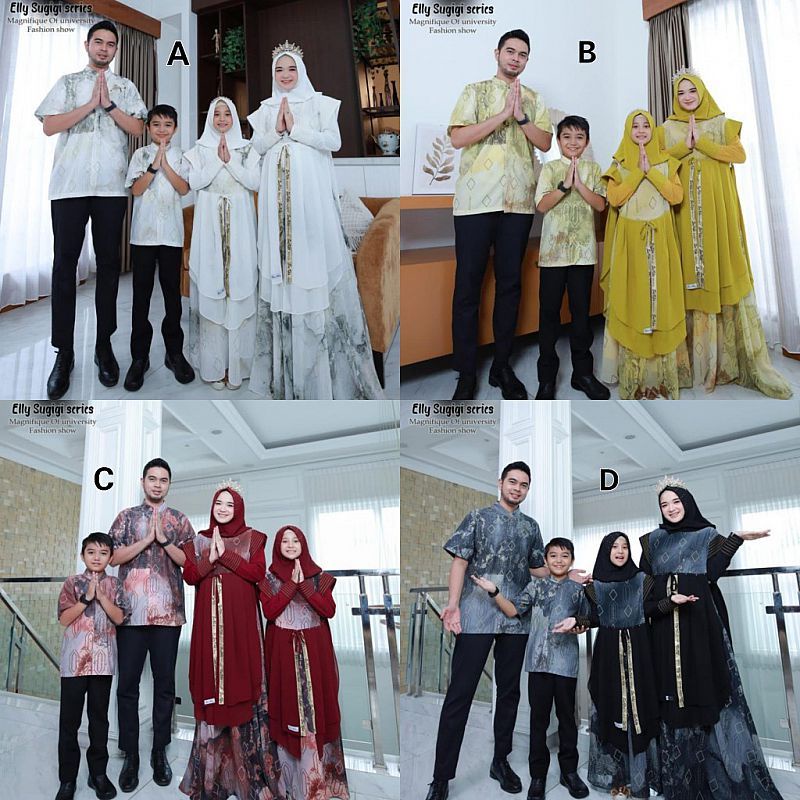 ELLY SUGIGI SYARI By. SOEKHA  couple Ayah Ibu Anak  Putra Putri cerity syari ZAHRA COLLECTION