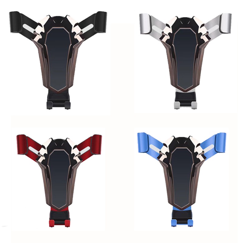 Bracket Segitiga Ponsel Berdiri GPS Dudukan Ponsel Anti-slip Outlet Udara Mount Klip Gravity Sensing Mobile Phone Holder Kualitas Tinggi Tahan Lama Multifungsi