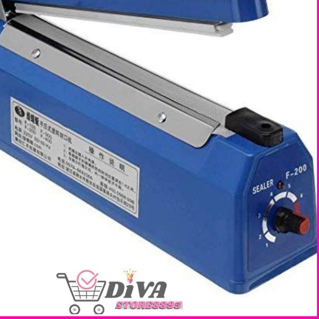 ➬ Impulse Sealer GSE 200mm / Mesin Press Listrik sealer plastik press plastik ❀