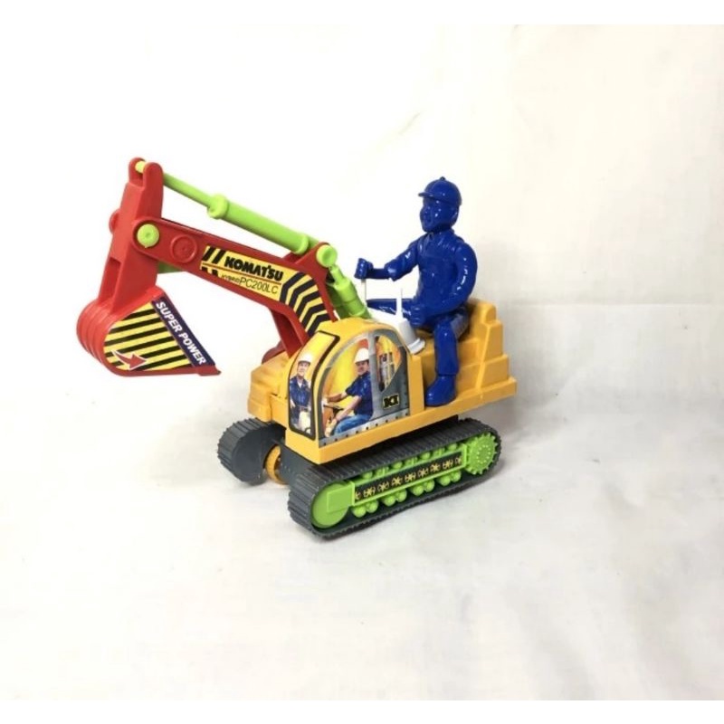 Mainan truk excavator plastik brc34